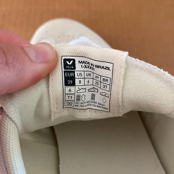 VEJA Women's Volley Canvas+Leather White Natural | US 8, EU 39 - Picture 9 of 9